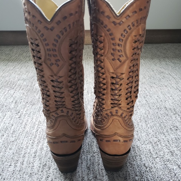 Corral Shoes - Corral Braided Shaft With Glitter Boot A2971